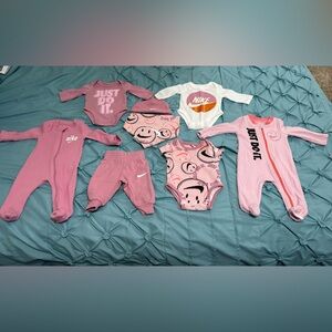Newborn Nike 8 Piece Bundle